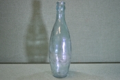 Бутылка, бутыль старинная с гранями. СГЗ. Прозрачное стекло.