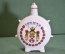 Фляга фляжка фарфоровая "Сербия Герб". Фарфор. 