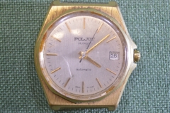 Часы мужские наручные Полет, Poljot automatic, 23 камня. Календарь. Позолота AU 5. Рабочие.