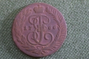 Монета 2 копейки 1766 года, ММ. Екатерина II, Российская Империя.