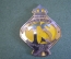 Знак шильд эмблема автомобильная "Touring Club Secours". Авто мото клуб. Металл. Винтаж. Бельгия.