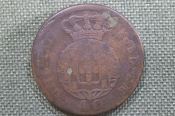 Монета 40 рейсов 1821 года, Португалия.