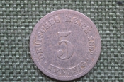 Монета 5 пфеннигов 1892 года. Германская Империя.