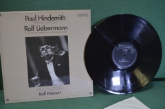 Пластинка, винил "Хиндемит, Либерман. Paul Hindemith, Rolf Lieberman". Оркестр, джаз. Eterna. 