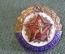 Знак "II разряд Бег бегунок". Тяж. металл. Винт. СССР.