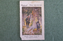 Марка, вкладыш "Каменное сердце". Hauff Fairy tales 5 stamps, реклама сигарет Piedmont. 1910-е