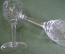 Бокалы, фужеры (2 шт). Стекло, хрусталь. СССР.
