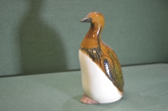 Статуэтка фарфоровая "Утка". Фарфор. ЗИК Конаково. СССР. #U