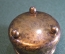 Солонка икорница старинная. Серебро 84 проба. Штихель. Царская Россия. 1861 год.