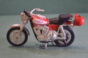 Игрушка Мотоцикл заводной. Модель. Харлей Дэвидсон. Harley Davidson. Колкий пластик . Периода. СССР