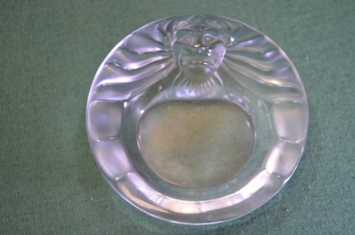 Пепельница "Голова льва". Стекло. Lalique. Франция.