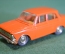 Модель масштабная, автомобиль "Москвич 412". Оранжевый, масштаб 1/43, А2. 