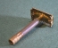Бритва безопасная станок "Gillette". Латунь. США. 1940е.