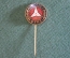 Знак значок "Мерседес Mercedes". Латунь. Горячая эмаль. Германия. 1960е.
