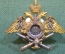 Знак нагрудный "Об окончании, Михайловское артиллерийское училище СПБ". 1821. Российская Империя. 
