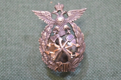 Знак нагрудный неатрибутированный. Возможно Электротехническое училище. Российская Империя.