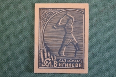 Экслибрис, ex libris, книжный знак. Из книг Вигилева. Библиотека. #3