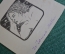Экслибрис, ex libris, книжный знак. Из книг Dr. Muller. Библиотека.