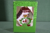 Елочная игрушка из стекла 