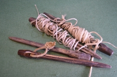 Колышки для палаток, старинные (4 штуки). Туристические, армейские. Бакелит. 