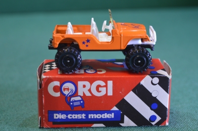 Машинка модель "Джип Лошадь Конь". Corgi. Коробка. Великобритания. 1985 год.