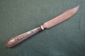Нож десертный. Серебро 84 проба. Длина 16,5 см.