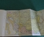 Записная книга старинная с картами. Кожа. Тиснение. Царская Россия. 1905 год.