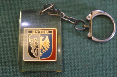 Брелок для ключей "Bytom Школа училище горняков". Шахтеры. Польша периода СССР.