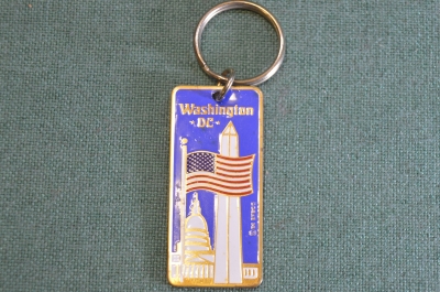 Брелок для ключей "Washington DC Helen Вашингтон Елена". Тяж. металл. США. Америка.