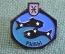 Знак, значок "Рыбы Знак Зодиака". ЭТПК. СССР.
