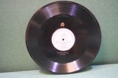 Пластинка патефонная "Куплеты Мефистофеля. Фауст. Шаляпин". Грамофонъ. Царская Россия.