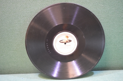 Пластинка патефонная "Марсельеза. Шаляпин". Грамофонъ. Царская Россия.