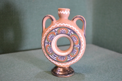 Кувшин кумган миниатюрный керамический. Роспись. Керамика. СССР.