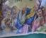 Плакат китайский "Молодая пара и старец". Юноша и девушка. Китай КНР, 1950 -е годы.