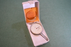Индикатор часового типа 0-10 мм. Отсчетное устройство. 0,01 mm, СССР.