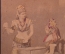 Фотография старинная "Гадалка и женщина с корзиной цветов". Edmund Frede. Munster. #O7