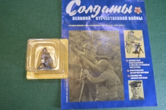 Солдатик оловянный "Ротный минометчик стрелковых частей РККА". Деагостини. Deagostini. Журнал.