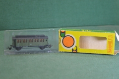 Игрушка Вагон пассажирский TT Hobby 1:120. 12мм. В коробке. Железная дорога. ГДР. Германия. #8