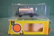 Игрушка Вагон цистерна Esso TT Hobby 1:120. 12мм. В коробке. Железная дорога. ГДР. Германия.