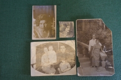 Лот фотографий сотрудника НКВД с супругой. 4 шт. СССР. 1930е.