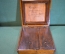 Шкатулка старинная деревянная с отделениями. Лак. Дерево. Царская Россия или Ранние Советы.