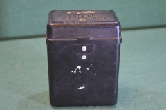 Коробка футляр. Vorsicht Mebschleife. Бакелит. Карболит. Рейх. Германия.