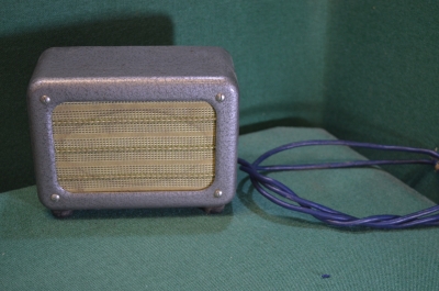 Радиоточка громкоговоритель абонентский. Металл. Карболит. СССР.