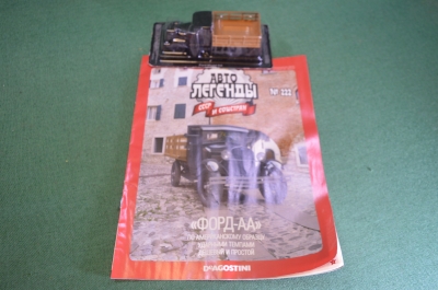 Машинка "Ford Model AA". Деагостини. Deagostini. Автолегенды. 1:43. Журнал. Блистер.