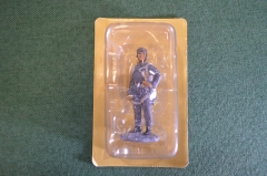 Солдатик оловянный "Офицер ВВС РККА в летней полетной форме". Роспись. Деагостини. Deagostini. 