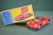 Модель, машинка Феррари, Ferrari Berlinetta 250 le mans. Коробка. Made in Gt. Britain Великобритания