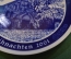 Тарелка настенная "2001 год". Серия Памятники Северная Фрисландия. Фарфор, Dawartz. Millhouse Дания.