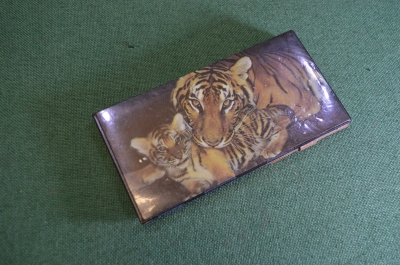 Портмоне раскладушка. Тигр, тигренок. 