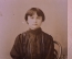 Фотография старинная "Молодая девушка в черном". Visit Portrait. 1909 год. #O7