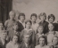 Фотография старинная групповая "Первый выпуск Коплеловской неполной средней школы". 1934 год.